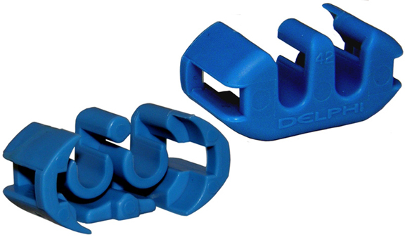 <ul><li>Metri-Pack is a family of electrical connection systems that utilizes internationally standardized male blade sizes (series) allowing for flexibility in design. It </li><li>was designed to meet the assembly requirements of the automotive harness industry worldwide while providing superior electrical performance under the </li><li>most severe environmental conditions.</li><li>The Metri-Pack line includes many "application specific" components. Subtle terminal and housing variations within a given series are common, and most </li><li>similar-looking parts are not interchangeable. Metri-Pack is more likely to connect to a device such as a sensor, a switch, a relay, a header block, or even an </li><li>electronic control module. There are only a few in-line "mating" Metri-Pack parts.</li></ul>|